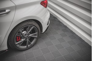 Street Pro Rear Side Splitters Audi S3 Sportback 8Y - Black