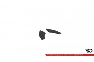 Street Pro Rear Side Splitters Audi S3 Sportback 8Y - Black