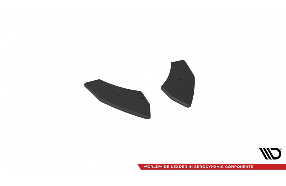 Street Pro Rear Side Splitters Audi S3 Sportback 8Y - Black