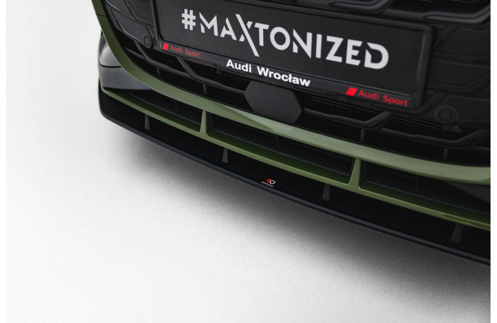 Street Pro Front Splitter Audi A3 S-Line Sedan / S3 Sedan 8Y Facelift - Black