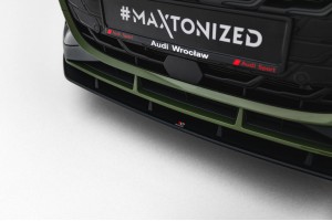 Street Pro Front Splitter Audi A3 S-Line Sedan / S3 Sedan 8Y Facelift - Black
