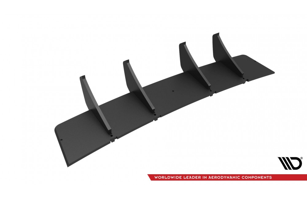 Street Pro Rear Diffuser Audi S3 Sportback 8Y Facelift - Black