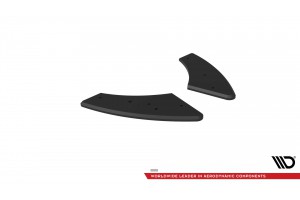 Street Pro Rear Side Splitters  Audi S3 Sportback 8Y Facelift - Black