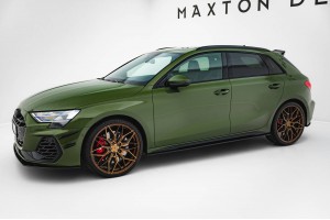 Street Pro Side Skirts Diffusers Audi S3 Sportback / A3 S-line Sportback 8Y Facelift - Black Street Pro Side Skirts Diffusers Audi S3 Sportback / A3 S-line Sportback 8Y Facelift - Black