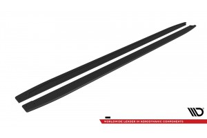 Street Pro Side Skirts Diffusers Audi S3 Sportback / A3 S-line Sportback 8Y Facelift - Black Street Pro Side Skirts Diffusers Audi S3 Sportback / A3 S-line Sportback 8Y Facelift - Black