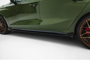 Street Pro Side Skirts Diffusers + Flaps Audi S3 Sportback / A3 S-line Sportback 8Y Facelift - Black + Gloss Flaps Street Pro Side Skirts Diffusers + Flaps Audi S3 Sportback / A3 S-line Sportback 8Y Facelift - Black + Gloss Flaps