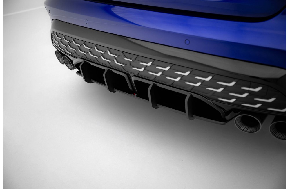 Street Pro Rear Diffuser Audi S3 Sedan 8Y Facelift - Black