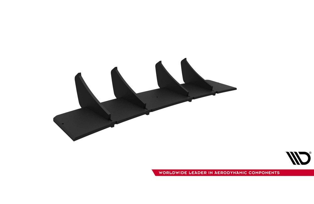 Street Pro Rear Diffuser Audi S3 Sedan 8Y Facelift - Black