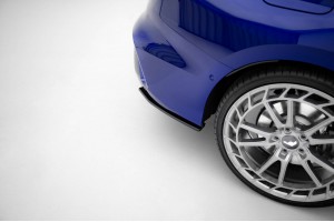 Street Pro Rear Side Splitters  Audi S3 Sedan 8Y Facelift - Black