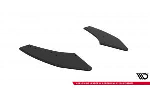 Street Pro Rear Side Splitters  Audi S3 Sedan 8Y Facelift - Black