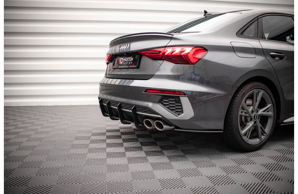 Street Pro Rear Diffuser Audi S3 Sedan 8Y - Black