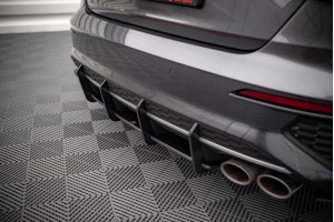 Street Pro Rear Diffuser Audi S3 Sedan 8Y - Black