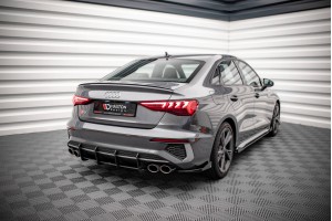 Street Pro Rear Diffuser Audi S3 Sedan 8Y - Black