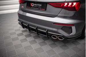 Street Pro Rear Diffuser Audi S3 Sedan 8Y - Black