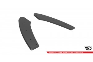 Street Pro Rear Side Splitters Audi S3 Sedan 8Y - Black