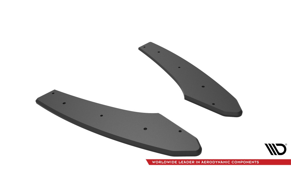 Street Pro Rear Side Splitters Audi S3 Sedan 8Y - Black