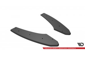 Street Pro Rear Side Splitters Audi S3 Sedan 8Y - Black