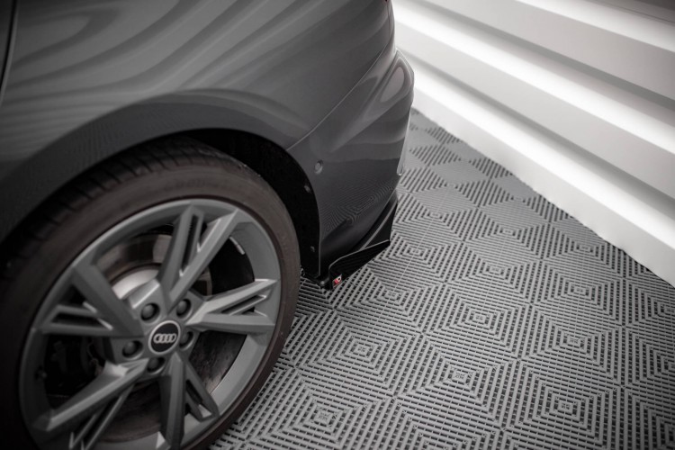 Street Pro Πίσω Πλευρικοί Splitters + Flaps Audi S3 Sedan 8Y