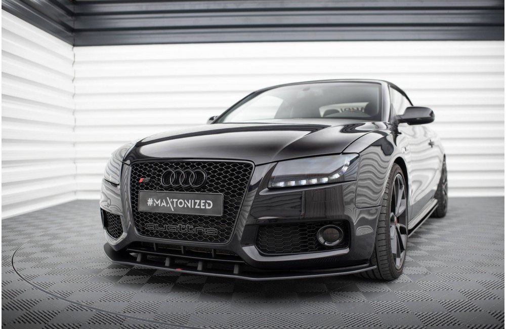 Street Pro Front Splitter Audi S5 / A5 S-Line 8T - Black