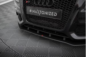 Street Pro Front Splitter Audi S5 / A5 S-Line 8T - Black