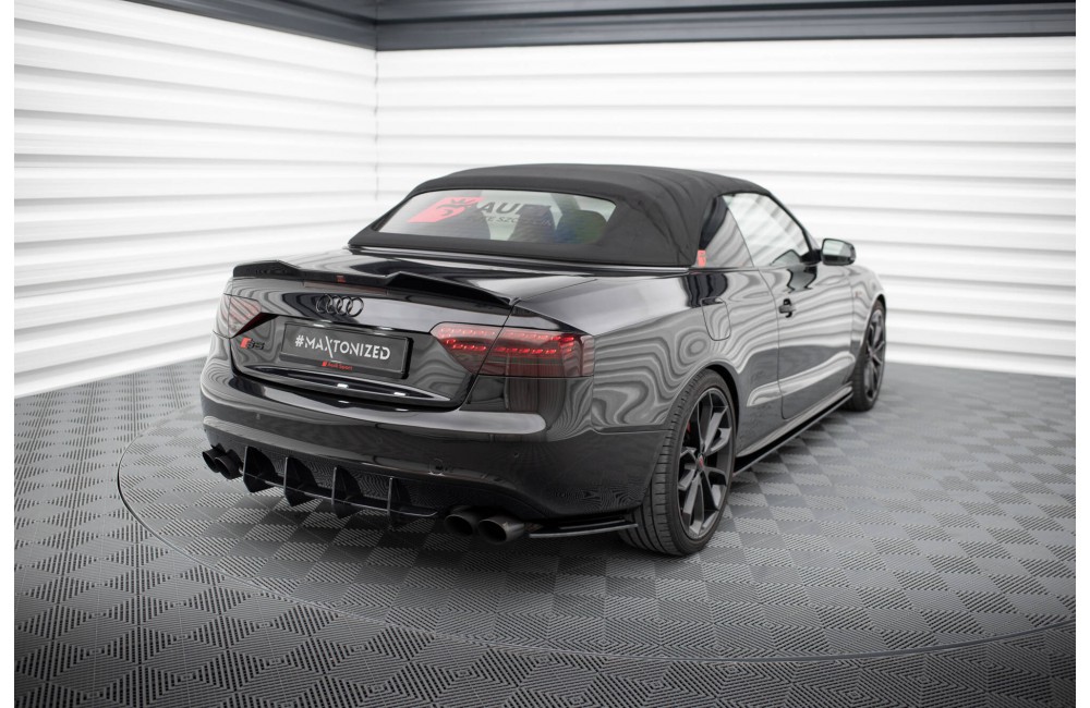 Street Pro Rear Side Splitters Audi S5 / A5 S-Line Coupe / Cabriolet 8T - Black