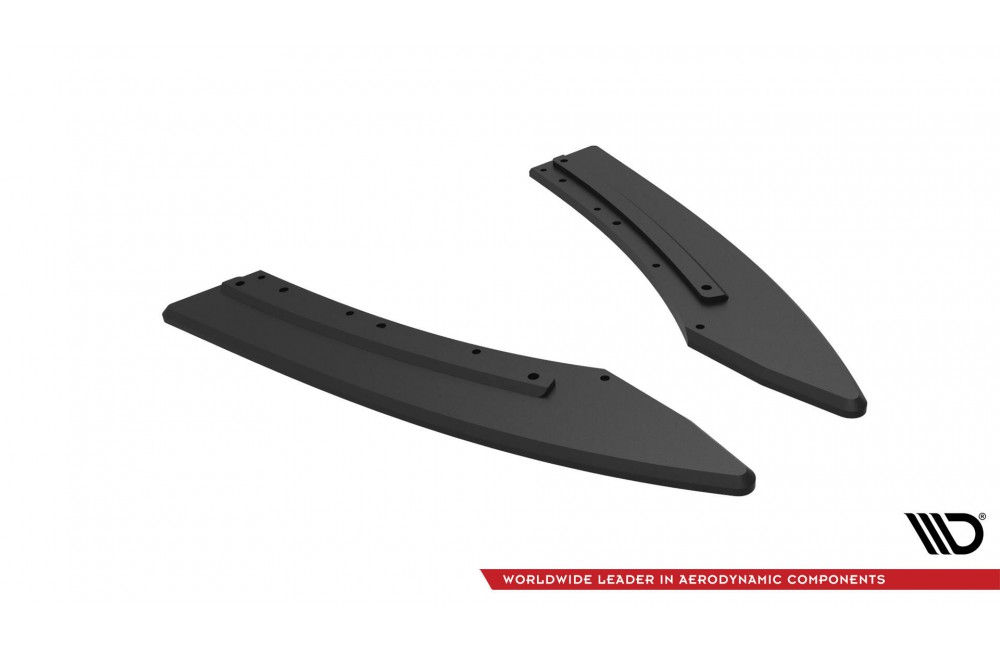 Street Pro Rear Side Splitters Audi S5 / A5 S-Line Coupe / Cabriolet 8T - Black
