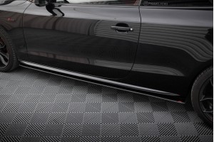 Street Pro Side Skirts Diffusers Audi A5 / A5 S-Line / S5 Coupe / Cabrio 8T / 8T Facelift - Black Street Pro Side Skirts Diffusers Audi A5 / A5 S-Line / S5 Coupe / Cabrio 8T / 8T Facelift - Black