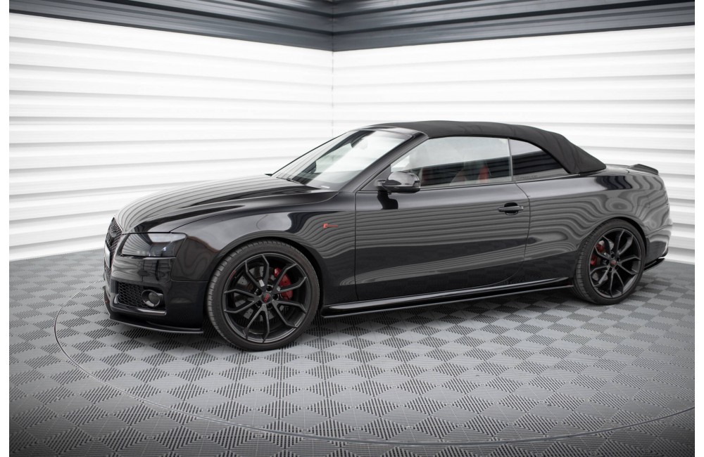 Street Pro Side Skirts Diffusers Audi A5 / A5 S-Line / S5 Coupe / Cabrio 8T / 8T Facelift - Black Street Pro Side Skirts Diffusers Audi A5 / A5 S-Line / S5 Coupe / Cabrio 8T / 8T Facelift - Black