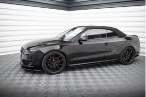Street Pro Side Skirts Diffusers Audi A5 / A5 S-Line / S5 Coupe / Cabrio 8T / 8T Facelift - Black Street Pro Side Skirts Diffusers Audi A5 / A5 S-Line / S5 Coupe / Cabrio 8T / 8T Facelift - Black