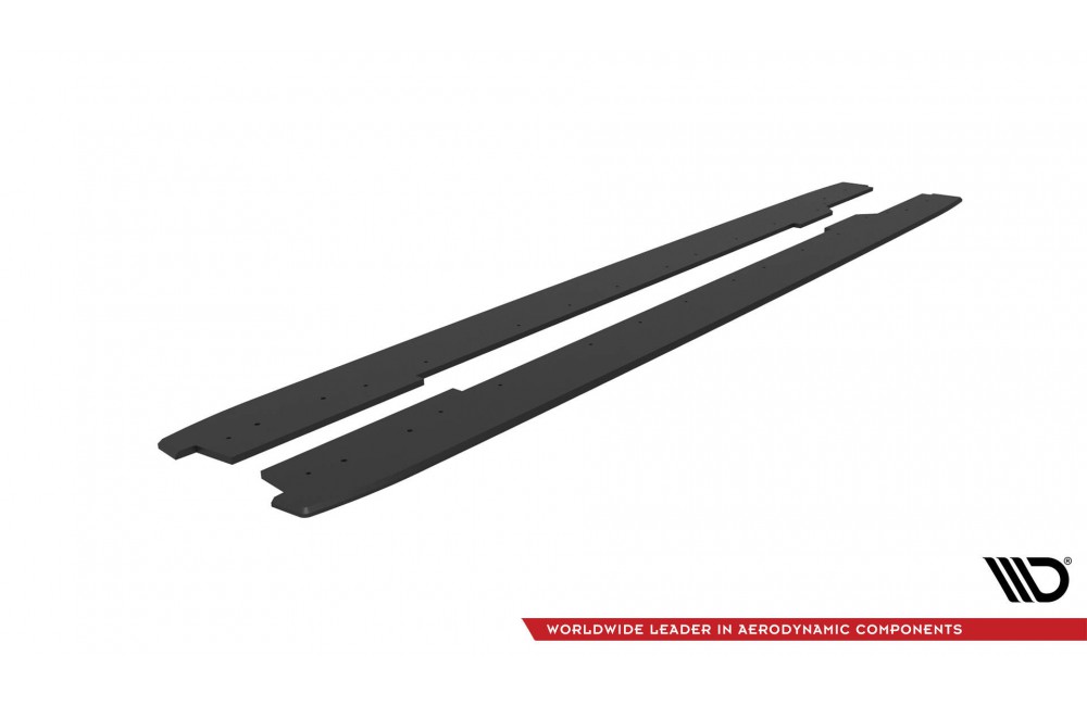 Street Pro Side Skirts Diffusers Audi A5 / A5 S-Line / S5 Coupe / Cabrio 8T / 8T Facelift - Black Street Pro Side Skirts Diffusers Audi A5 / A5 S-Line / S5 Coupe / Cabrio 8T / 8T Facelift - Black