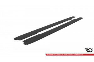 Street Pro Side Skirts Diffusers Audi A5 / A5 S-Line / S5 Coupe / Cabrio 8T / 8T Facelift - Black Street Pro Side Skirts Diffusers Audi A5 / A5 S-Line / S5 Coupe / Cabrio 8T / 8T Facelift - Black