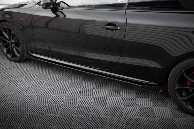 Street Pro Πλαϊνά Μαρσπιέ Diffusers + Flaps Audi A5 / A5 S-Line / S5 Coupe / Cabrio 8T / 8T Facelift