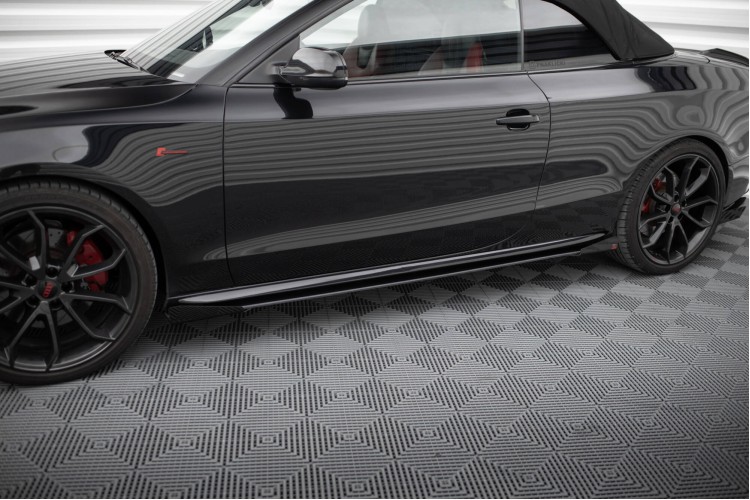 Street Pro Πλαϊνά Μαρσπιέ Diffusers + Flaps Audi A5 / A5 S-Line / S5 Coupe / Cabrio 8T / 8T Facelift
