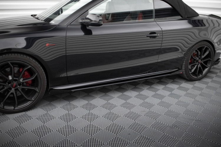 Street Pro Πλαϊνά Μαρσπιέ Diffusers + Flaps Audi A5 / A5 S-Line / S5 Coupe / Cabrio 8T / 8T Facelift