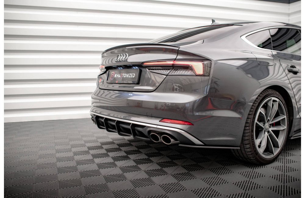Street Pro Rear Diffuser Audi S5 Coupe / Sportback F5 - Black