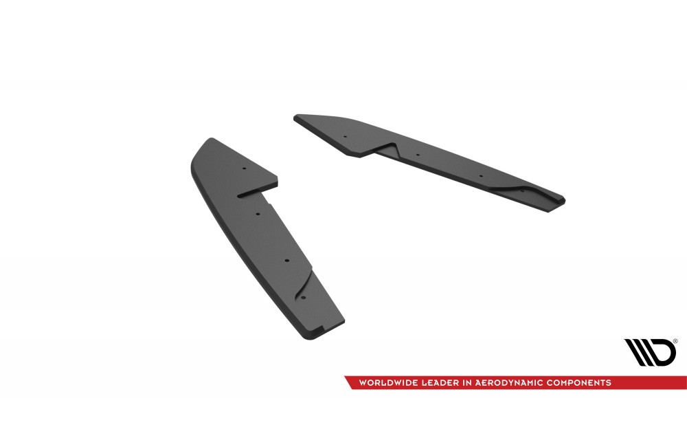 Street Pro Rear Side Splitters Audi S5 Sportback F5 - Black