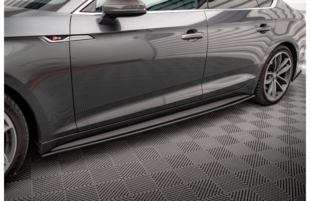 Street Pro Side Skirts Diffusers Audi A5 S-Line / S5 Sportback F5 - Black