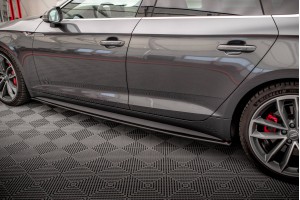 Street Pro Side Skirts Diffusers Audi A5 S-Line / S5 Sportback F5 - Black
