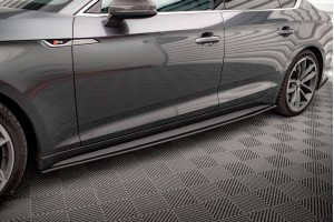 Street Pro Side Skirts Diffusers Audi A5 S-Line / S5 Sportback F5 - Black
