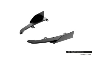 Street Pro Rear Side Splitters + Flaps Audi S5 Sedan / Avant B10