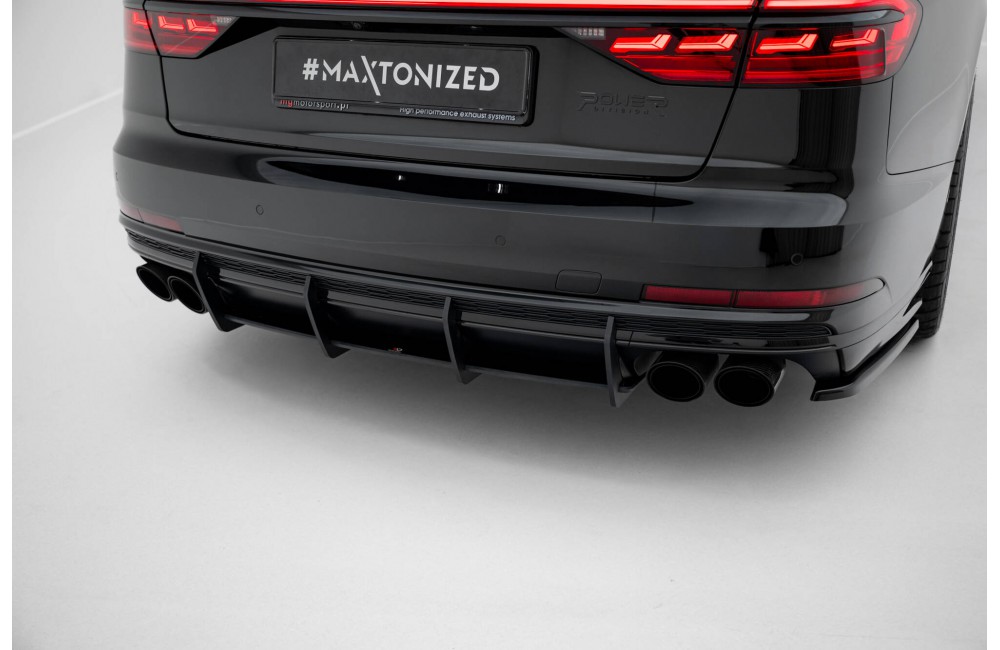 Street Pro Rear Diffuser Audi S8 D5 - Black
