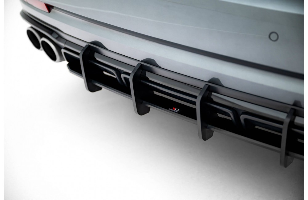 Street Pro Rear Diffuser Audi S8 D5 Facelift - Black