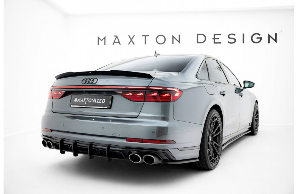 Street Pro Rear Diffuser Audi S8 D5 Facelift - Black
