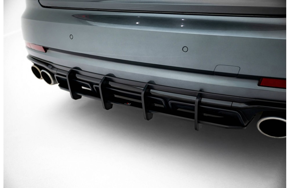 Street Pro Rear Diffuser Audi S8 D5 Facelift - Black