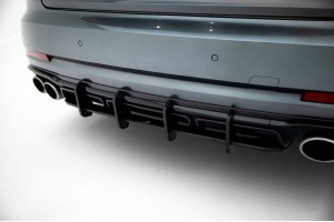Street Pro Rear Diffuser Audi S8 D5 Facelift - Black