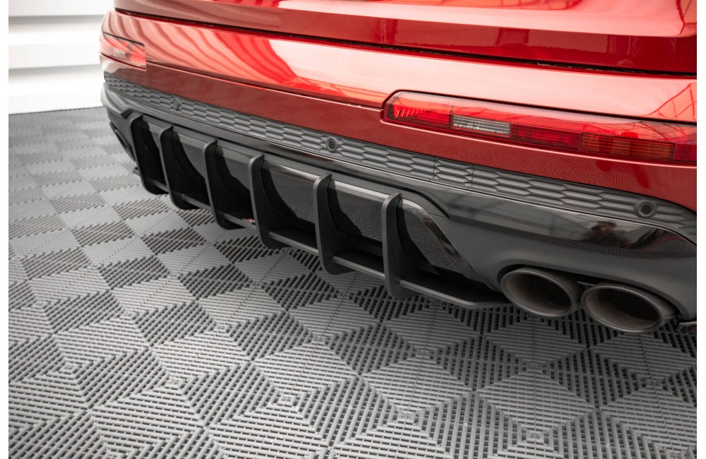 Street Pro Rear Diffuser Audi SQ7 Mk2 (4M) Facelift  - Black