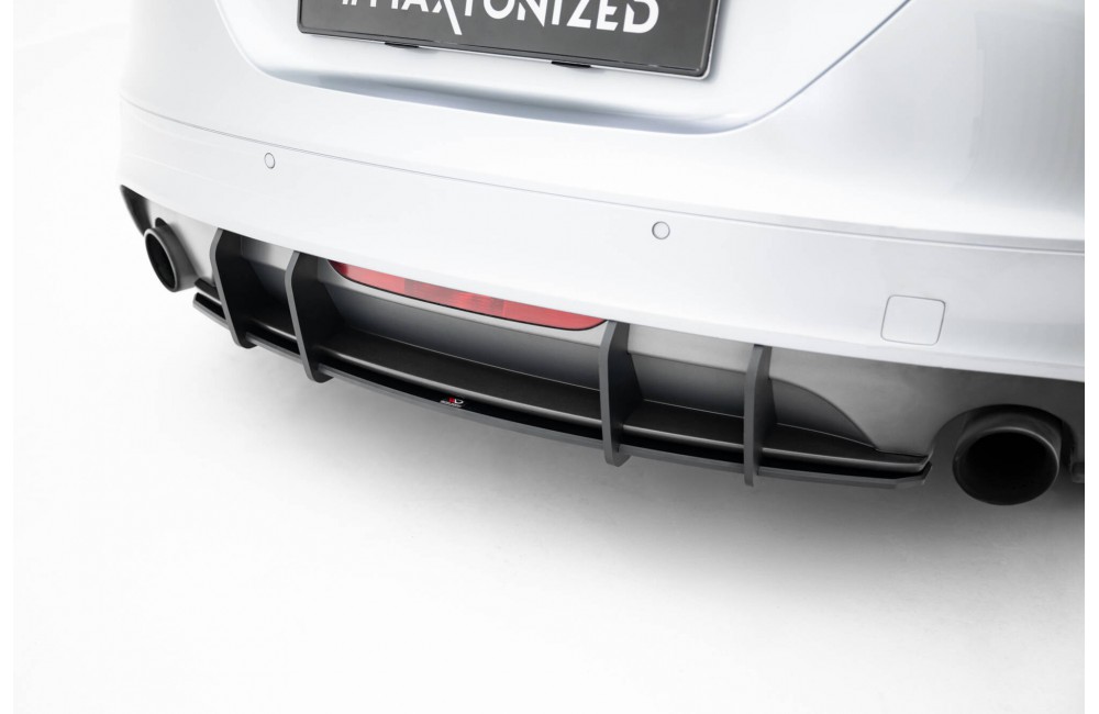 Street Pro Rear Diffuser Audi TT S-Line 8J Facelift - Black
