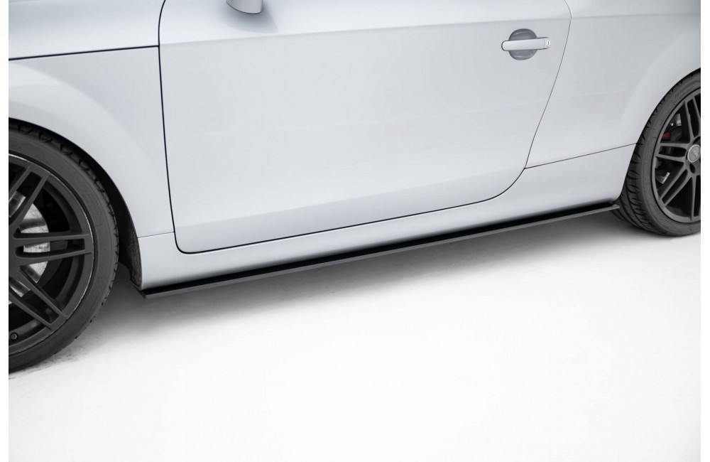 Street Pro Side Skirts Diffusers Audi TT S / TT S-Line 8J Facelift - Black