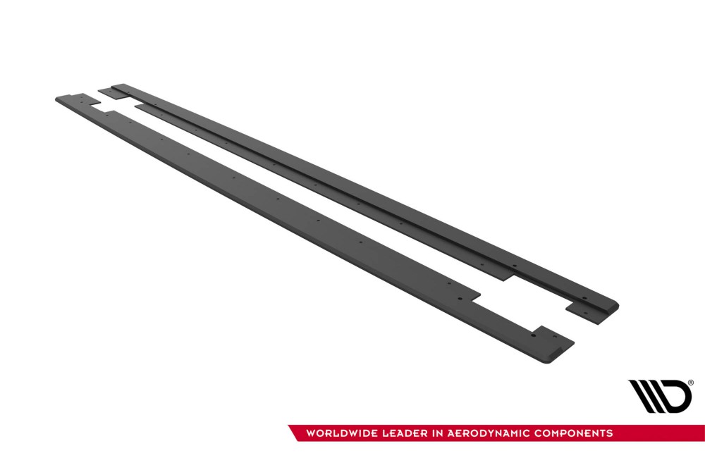 Street Pro Side Skirts Diffusers Audi TT S / TT S-Line 8J Facelift - Black