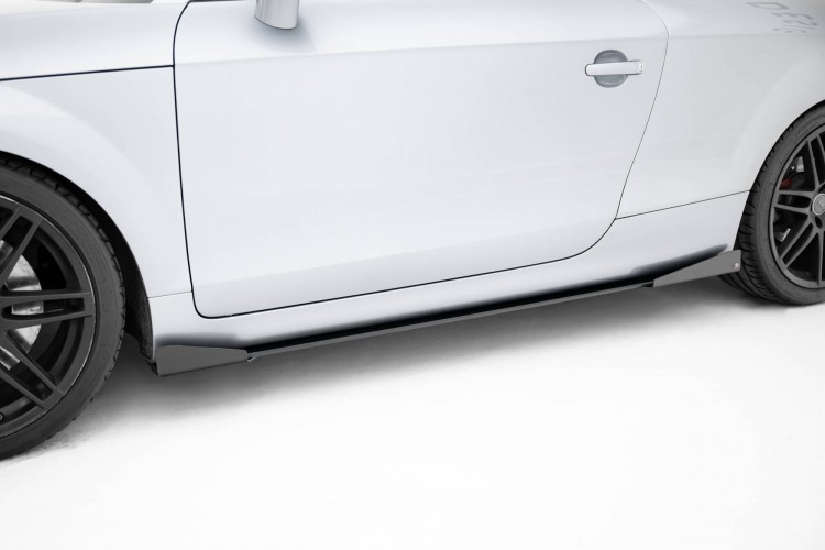 Street Pro Side Skirts Diffusers + Flaps Audi TT S / TT S-Line 8J Facelift